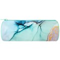 Пенал-тубус BRAUBERG, с эффектом Soft Touch, мягкий, "Mint marble", 22х8 см, 271568 271568