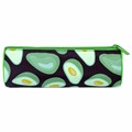 Пенал-тубус BRAUBERG, с эффектом SOFT TOUCH, полиэстер, "Black Avocado", 22х8 см, 270061 270061