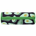 Пенал-тубус BRAUBERG, с эффектом SOFT TOUCH, полиэстер, "Black Avocado", 22х8 см, 270061 270061