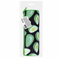 Пенал-тубус BRAUBERG, с эффектом SOFT TOUCH, полиэстер, "Black Avocado", 22х8 см, 270061 270061