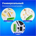Пенал-тубус ПИФАГОР на молнии, ткань, зеленый, 20х5 см, 272258 272258