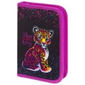 Пенал BRAUBERG с наполнением, 1 отделение, 1 откидная планка, 24 предмета, 21х14 см, "Leopard", 272350 272350