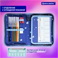 Пенал BRAUBERG с наполнением, 1 отделение, 1 откидная планка, 24 предмета, 21х14 см, "Sweet dreams", 270720 270720