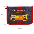 Пенал BRAUBERG с наполнением, 1 отделение, 1 откидная планка, 24 предмета, 21х14 см, "Yellow car", 229292 229292