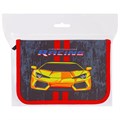 Пенал BRAUBERG с наполнением, 1 отделение, 1 откидная планка, 24 предмета, 21х14 см, "Yellow car", 229292 229292