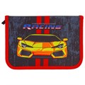 Пенал BRAUBERG с наполнением, 1 отделение, 1 откидная планка, 24 предмета, 21х14 см, "Yellow car", 229292 229292