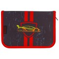 Пенал BRAUBERG с наполнением, 1 отделение, 1 откидная планка, 24 предмета, 21х14 см, "Yellow car", 229292 229292