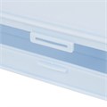 Пенал пластиковый BRAUBERG, пастельный голубой, наклейки в комплекте, 21х9х3 см, 272272 272272