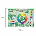 Настольное покрытие BRAUBERG KIDS для труда и творческих занятий, ПВХ, "Color map", 50х35 см, 272360 272360
