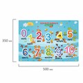 Настольное покрытие BRAUBERG KIDS для труда и творческих занятий, ПВХ, "Numbers", 50х35 см, 272361 272361