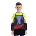 Набор для уроков труда BRAUBERG KIDS, клеенка ПВХ, накидка фартук с нарукавниками, "Red car", 272363 272363