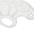 Палитра для рисования BRAUBERG KIDS, прозрачная, овальная, 10 ячеек (6 ячеек для красок и 4 для смешивания), европодвес, 192354 192354