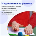 Накидка фартук с нарукавниками для труда ПИФАГОР, 3 кармана, стандартный размер, 44x55 см, красный, 228360 228360