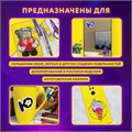 Краски витражные ЮНЛАНДИЯ, 6 ярких цветов, 6 туб по 10,5 мл, шаблоны, 191758 191758