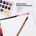 Кисть ПИФАГОР, БЕЛКА, круглая, № 10, деревянная лакированная ручка, с колпачком, пакет с подвесом, 200824 200824