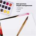 Кисть ПИФАГОР, БЕЛКА, круглая, № 8, деревянная лакированная ручка, с колпачком, пакет с подвесом, 200822 200822