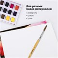 Кисть ПИФАГОР, ПОНИ, круглая, № 6, деревянная лакированная ручка, колпачок, пакет с подвесом, 200835 200835