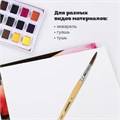 Кисть ПИФАГОР, ПОНИ, круглая, № 7, деревянная лакированная ручка, колпачок, пакет с подвесом, 200836 200836