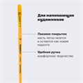 Кисть ПИФАГОР, СИНТЕТИКА, плоская, № 10, деревянная лакированная ручка, с колпачком, пакет с подвесом, 200863 200863