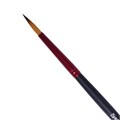 Кисть синтетика, круглая №3, BRAUBERG PREMIUM, 201002 201002