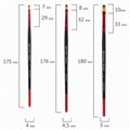 Кисти BRAUBERG PREMIUM, набор 10 шт. (синтетика, круглые № 1, 2, 3, 5, 8, плоские № 2, 4, 6, 8, 10), 201027 201027