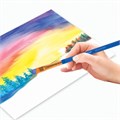 Кисти ПИФАГОР, набор 5 шт. (СИНТЕТИКА: плоские № 1, 2, 3, 4, 5), пакет с европодвесом, 200888 200888