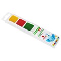 Краски акварельные BRAUBERG KIDS, медовые, 6 цветов, квадратные кюветы, пластиковый пенал, 192281 192281