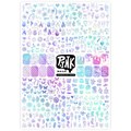 Наклейки-слайдеры для ногтей фольгированные АССОРТИ, 21х14,8 см, PY 665081