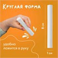 Мел белый круглый мягкий 100 штук, BRAUBERG "АКАДЕМИЯ", картонная упаковка (АЛГЕМ), 271146 271146