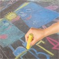 Мел в ведерке для рисования на асфальте 52 штуки, цветной круглый, BRAUBERG KIDS, 272774 272774