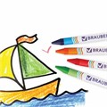 Восковые мелки BRAUBERG, НАБОР 12 цветов, 222962 222962