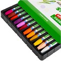 Восковые мелки утолщенные BRAUBERG KIDS, НАБОР 24 цвета, на масляной основе, яркие цвета, 271694 271694