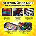 Набор ЮНОГО ХУДОЖНИКА "ЕДИНОРОГ" для рисования и творчества в кейсе ЮНЛАНДИЯ, 165 предметов, 665670 665670