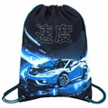 Мешок для обуви BRAUBERG PREMIUM, карман, подкладка, светоотражайка, 43х33 см, Night race, 272425 272425