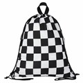 Мешок для обуви BRAUBERG большой удобный с ручкой, 51х41 см, "Black and white", 271595 271595