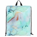 Мешок для обуви BRAUBERG большой удобный с ручкой, 51х41 см, "Mint marble", 271594 271594