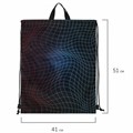 Мешок для обуви BRAUBERG большой удобный с ручкой, 51х41 см, "Neon web", 271596 271596