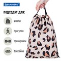 Мешок для обуви BRAUBERG большой удобный с ручкой, 51х41 см, "Wild spots", 271593 271593