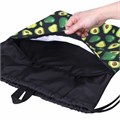 Мешок для обуви BRAUBERG БОЛЬШОЙ, с ручкой, карман на молнии, сетка, 49х41 см, "Avocado", 271058 271058