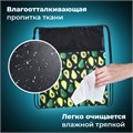 Мешок для обуви BRAUBERG БОЛЬШОЙ, с ручкой, карман на молнии, сетка, 49х41 см, "Avocado", 271058 271058