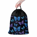 Мешок для обуви BRAUBERG БОЛЬШОЙ, с ручкой, карман на молнии, сетка, 49х41 см, "Fly aways", 272402 272402