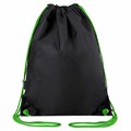 Мешок для обуви BRAUBERG плотный, карман на молнии, подкладка, 43х33 см, "Neon Green", 271625 271625