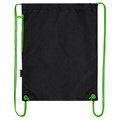 Мешок для обуви BRAUBERG плотный, карман на молнии, подкладка, 43х33 см, "Neon Green", 271625 271625