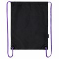 Мешок для обуви BRAUBERG плотный, карман на молнии, подкладка, 43х33 см, "Neon Purple", 271626 271626