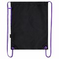 Мешок для обуви BRAUBERG плотный, карман на молнии, подкладка, 43х33 см, "Neon Purple", 271626 271626