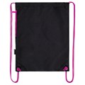 Мешок для обуви BRAUBERG плотный, карман на молнии, подкладка, 43х33 см, Neon Pink, 272428 272428