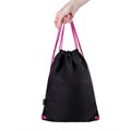 Мешок для обуви BRAUBERG плотный, карман на молнии, подкладка, 43х33 см, Neon Pink, 272428 272428