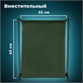 Мешок для обуви BRAUBERG ПРОЧНЫЙ, на шнурке, хаки, 42x33 см, 270289 270289