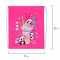 Мешок для обуви ПИФАГОР, 1 отделение, 42х34 см, "Sweet mood", 272384 272384
