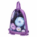 Мешок для обуви ЮНЛАНДИЯ с ручками, боковой карман на молнии, 46х36 см, "Flowers", 271065 271065